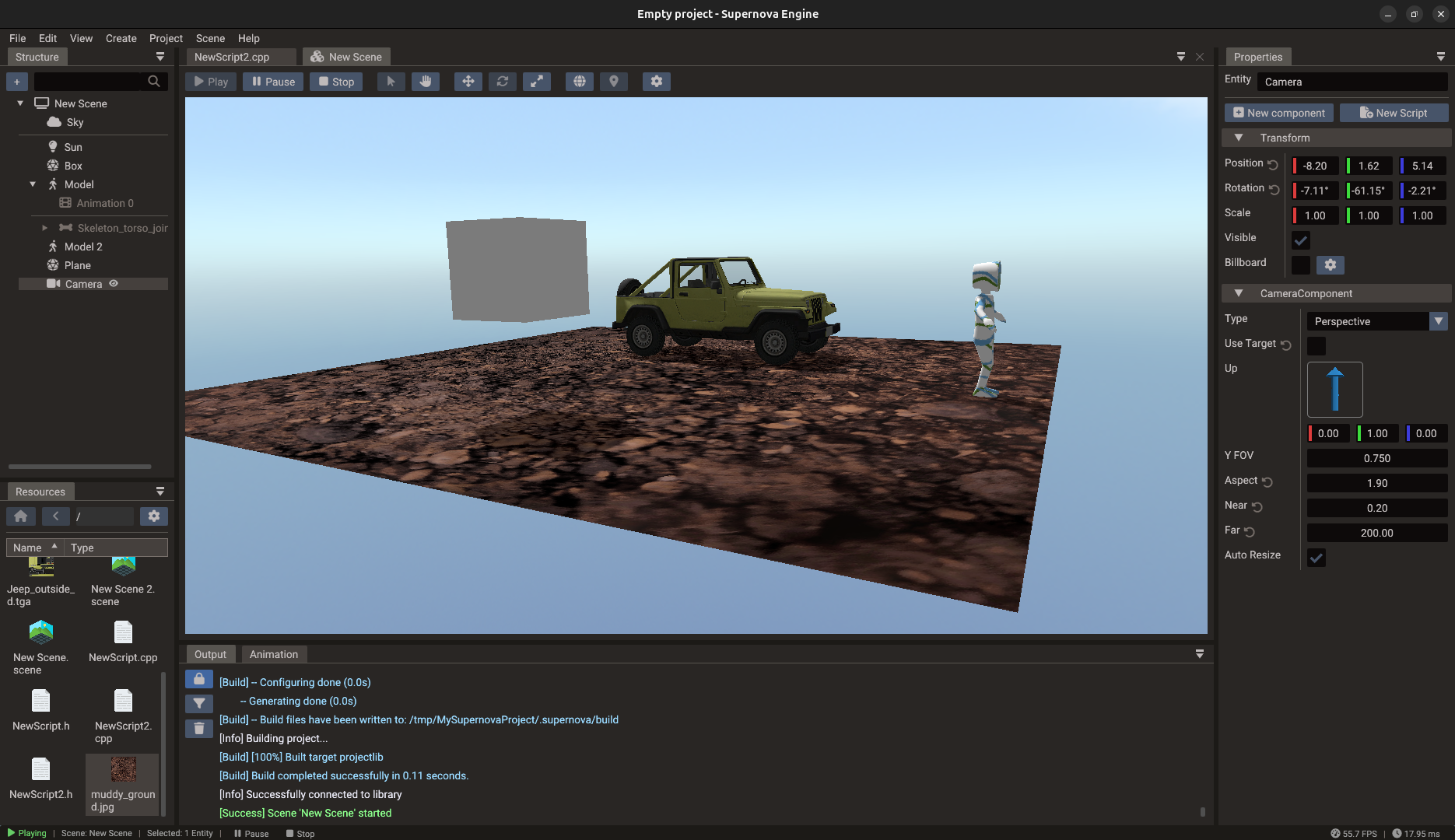 Camera and build system