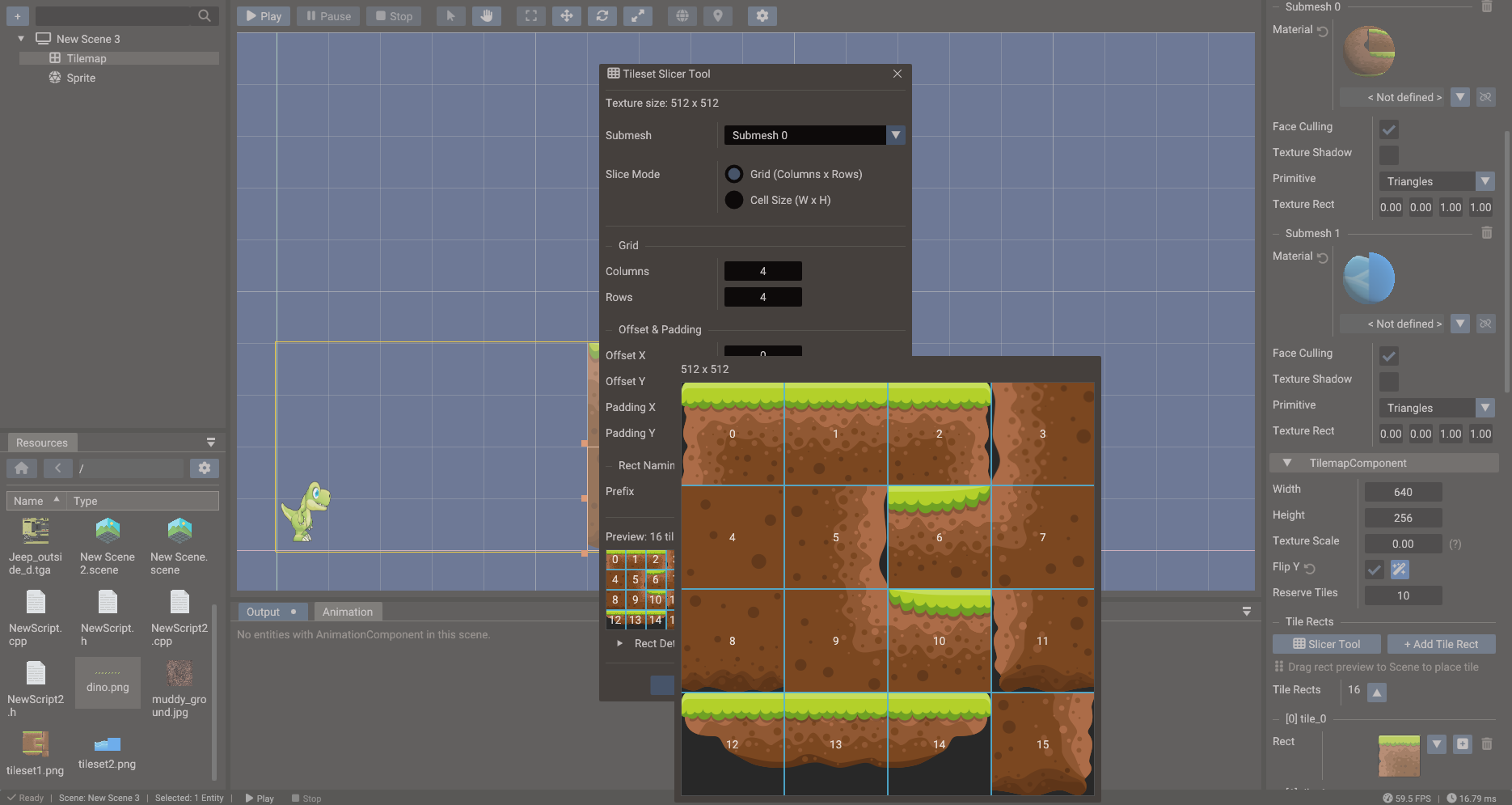 Tileset slicer tool